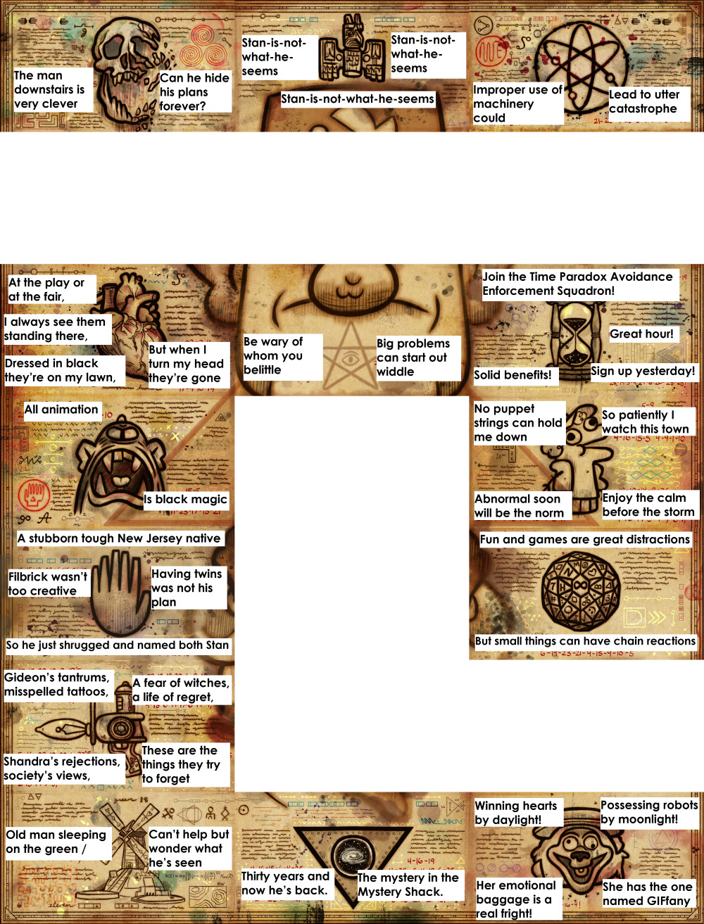nuttersincorporated:  Here are all the end pages; both with and without the translated