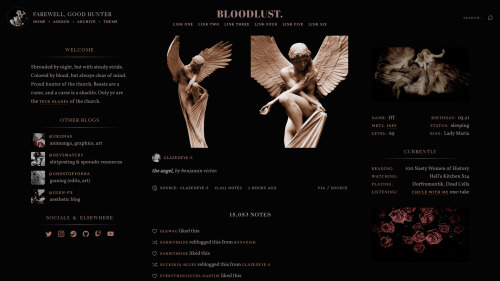 glenthemes:Theme [14]: Bloodlust by glenthemes♰ ─── preview / code / guide / credits 。BLOODLUST is a