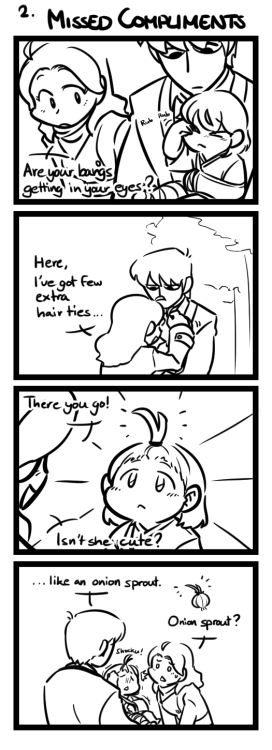 A crook, an innocent bystander, and an orphan girl making a temporary family.Made some fluffy 4koma 