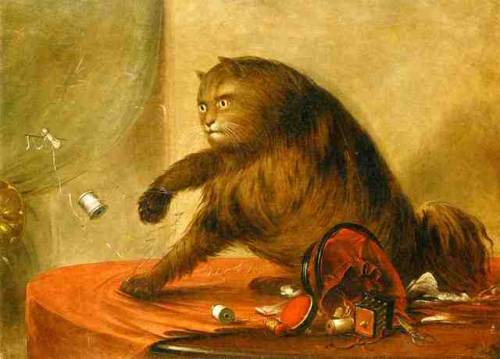 George Catlin (American 1796-1872). The Cat of Ostend.