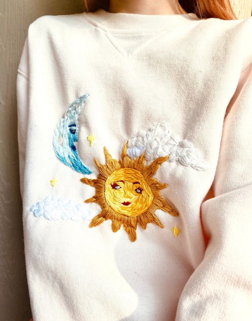 Embroidered Tops // Ethereal Terraria on Etsy