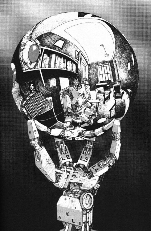 70sscifiart:Happy Spherical Robot Head Reflection Saturday!...