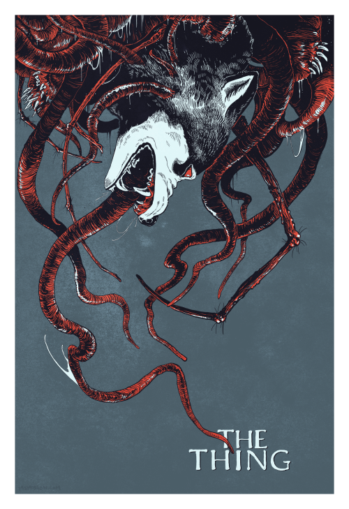morggo:A Good Boy.Unofficial fan art of my favorite film, “The Thing”.Print here. You ca