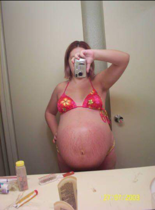 After this photo was taken she began to get grow and get more and more pregnant! I heard she was so 