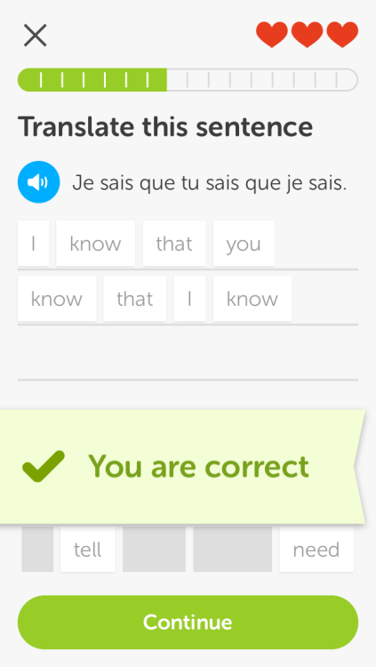 iamlordakeldama:Duolingo teaching me the important things.