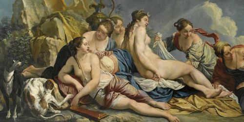 hildegardavon:Giacomo Ceruti, il Pitocchetto, 1698-1767Diana and the nymphs surprised by Actaeon, oi