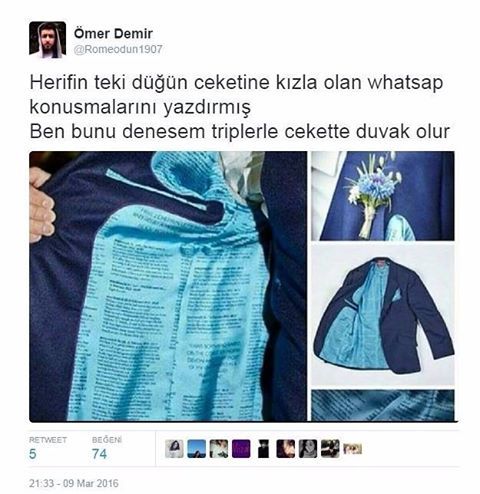 Herifin teki düğün...