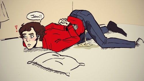 wetsherlock:  John didn’t listen?? Uh. He’s wearing jeans.