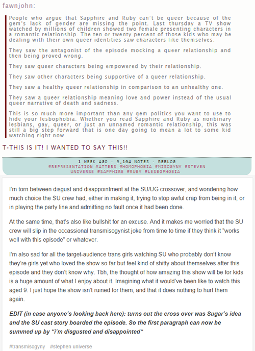 tenaflyviper:  You know who you are.  You’re NOT the majority.  You are the people who the rest of the fandom can’t stand.  Above is only a tiny sampling of why.Here is a link to the list of sources shown in the bottom image.Here are three different