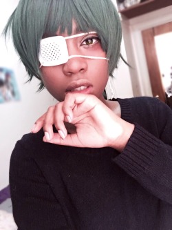 pixelghosts:  it’s been a long time since I’ve cosplayed green kaneki 