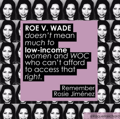 TW for abortionRaquel Reichard on Instagram: &ldquo;On the 42nd anniversary of Roe v. Wade, let&rsqu