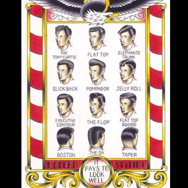 7 of these hair styles will get you hubbied up real quick💈📻 #greaser #pinup