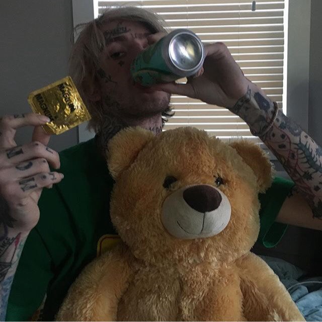 lil peep teddy bear