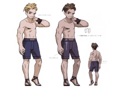 wolf-beil:  jiggabooie: Male Swimmer High Resolution Concept artwork from Pokemon Ultra Sun and Ultra Moon Essentials Artbook  @bisexualbeowulf 