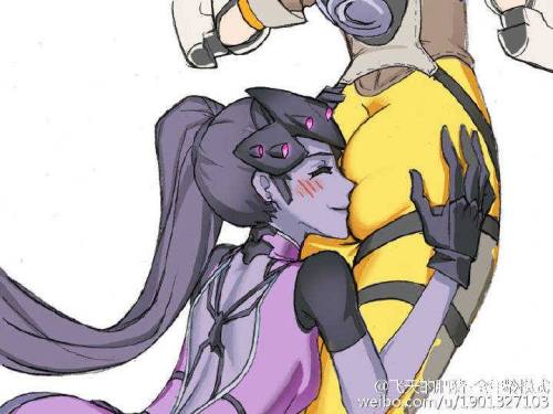 tracerwidowobsession:   Original Author Weibo: Flying Fat-age mode    WidowTracer at it’s finest.  
