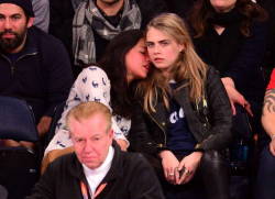 afterellen:  Last night at a Knicks game,