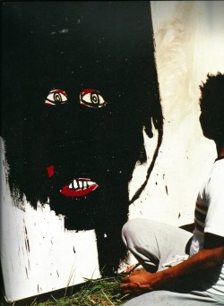 notesfrom916:  Basquiat once painted a picture