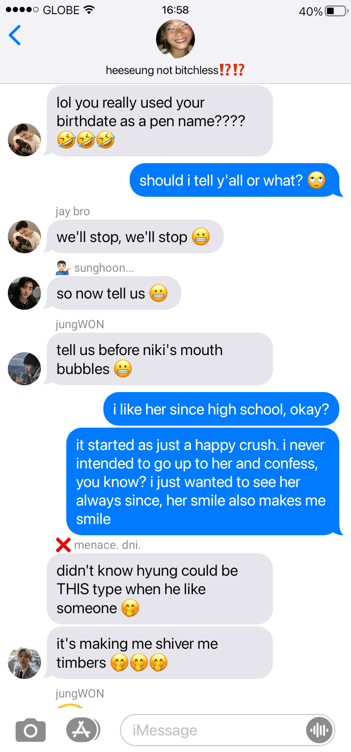 CURIOUS CAT Heeseung Not Bitchless