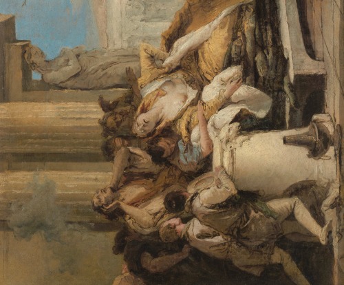 didoofcarthage:Death of Dido by Giambattista Tiepolo 1757-1770Pushkin Museum 