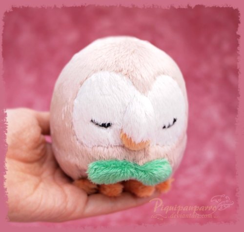 neo-skeith:doublejoeseven:iquipau:Rowlett - Sun and Mun starter - Handmade plush by Piquipauparro Ho