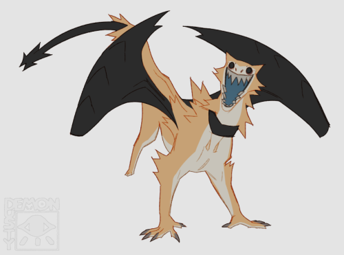 dusty-demon:  Langur as a dragon! Based off of a weird dream I had a while ago  