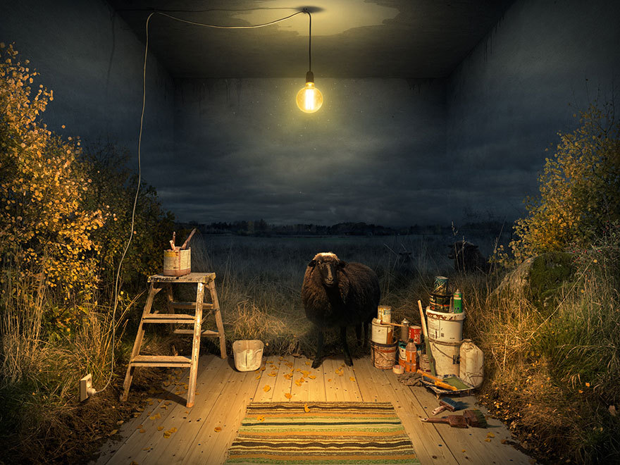 mayahan:Mind-Bending Optical Illusions by Erik Johansson