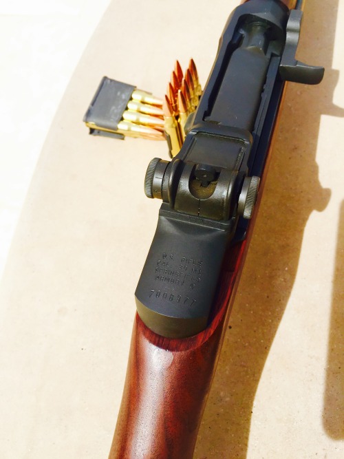 rebelnurse1986: arizonagunguy:   arizonagunguy:   Got a factory .308 M1 Garand. Not a tanker. Mfg. April 8, 1986 also not a CMP rifle  @rebelnurse1986   Yo quiero   I want one !
