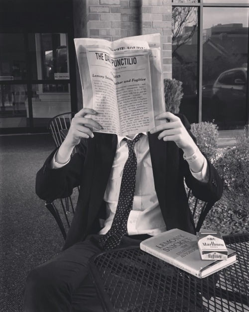 I went to Salt Lake City FanX Comic Con as Lemony Snicket and had a little too much fun.  I call thi