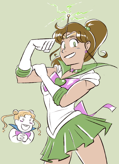 sarraceniarts: I haven’t drawn in weeks? Jeez A quick drawing of Sailor Jupiter to get back in