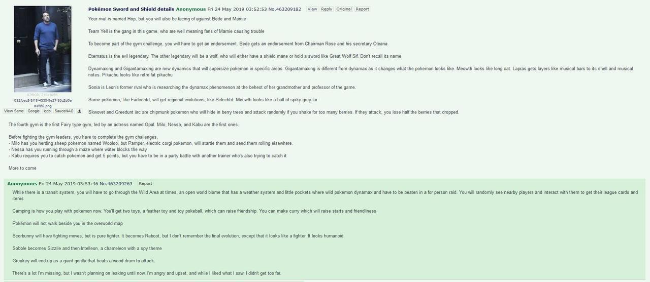 Leak from 4Chan, Probably fake. Names sound cool nontheless. : r/PokeLeaks