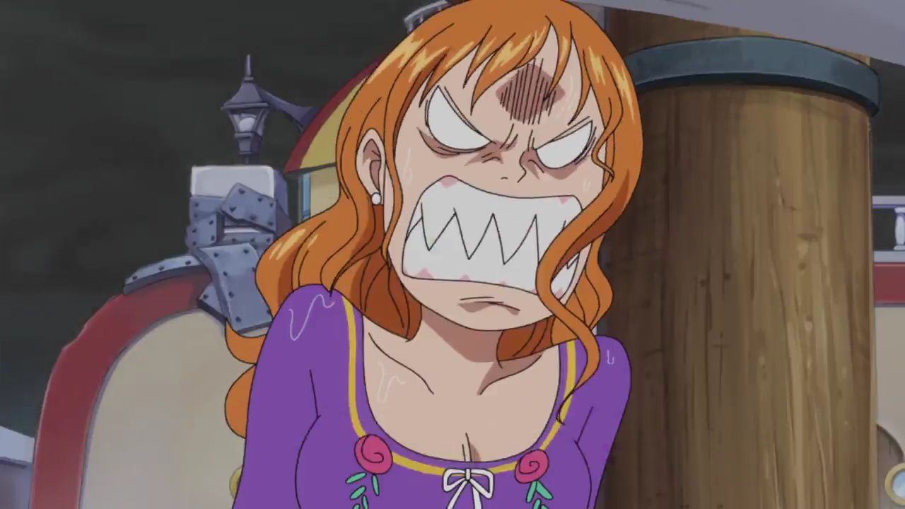 Who said Nami was such a wimp?!! One Piece Episode 891 Land Of