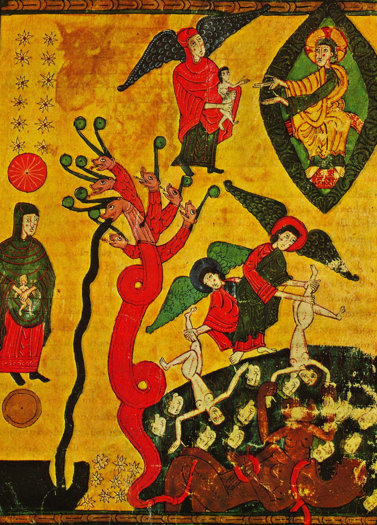 magictransistor:Beatus de Osma. The Woman and the Dragon, Commentaria In Apocalypsin,