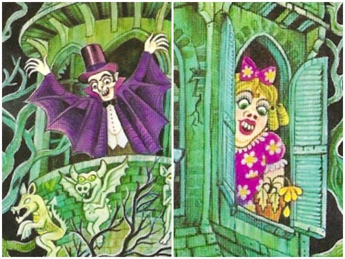 zgmfd:  House On Haunted Hill jigsaw puzzle w/details (Springbok 1973) 