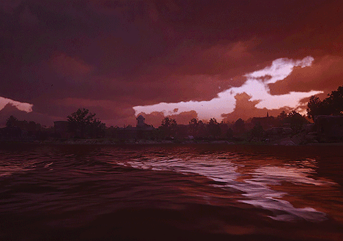 sweeetestcurse:Sunsets in Red Dead Redemption 2 18/???