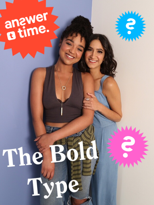 theboldtypetv: Hello Tumblr! We will be doing an Answer Time TOMORROW, August 8 with Aisha Dee &