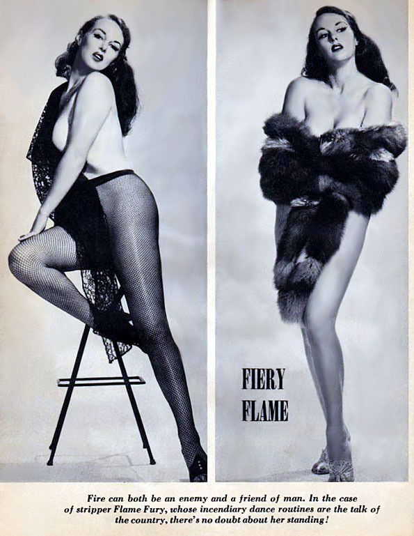 Flame Fury appears in a pictorial scanned from the pages of the May ‘57 issue of