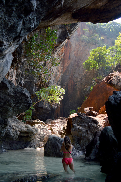 Phra Nang Beach Cave, Krabi, Thailand (by Darrell Nieberding).