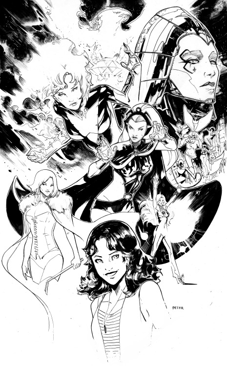 astonishingx:Women of the Dark Phoenix Saga by Peter Nguyenpetervnguyen:All my favorite women  of th