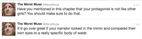 musicofthestage:  The Worst Muse hits the nail on the head with YA lit. 