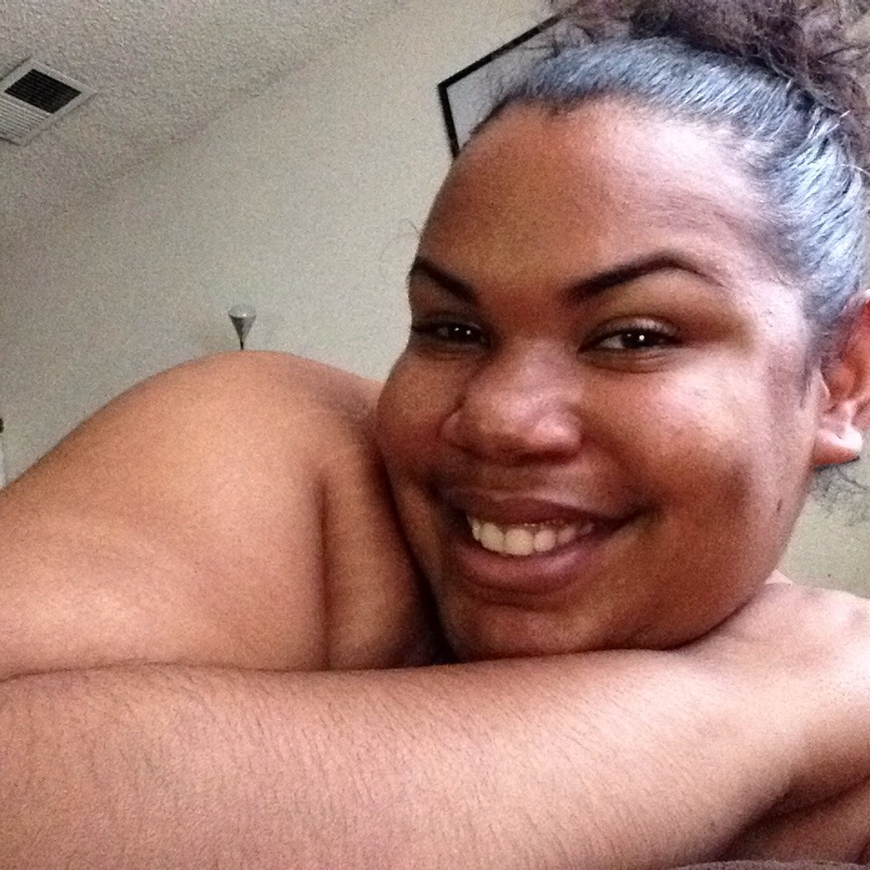 msdymonddiva:  After work selfies…lol home, stripped down, and laying under the