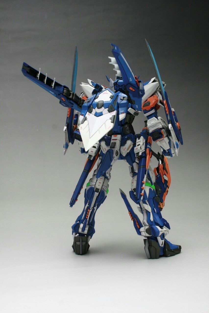 toysmaniac:  MG 1/100 Gundam Astray Blue Frame 3rd - Customized Build  Modeled by gunzakfamill