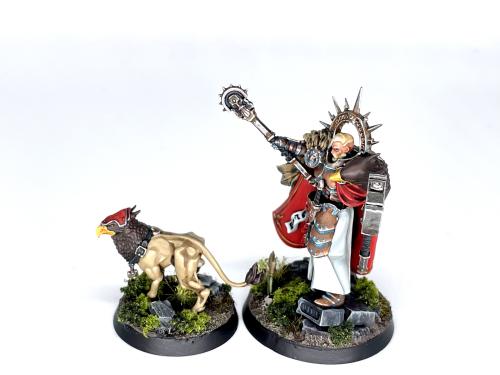 Lord-Imperatant and Gryph Hound. I wasn’t wild about these two until I started painting them, and th