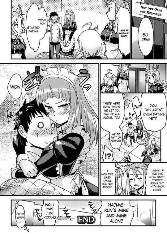 With Love, The Monster Cafe! Hentai Manga!