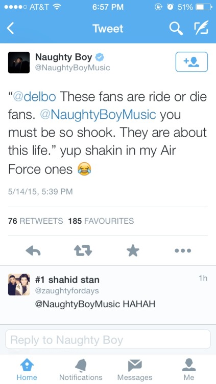 fondlyharry:  otraconcierto:  did naughty boy just make a fake tweet and “quote” it  