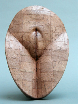 Bernardperroudart:bernard Perroud. Yoni 33. Cardboard, Estraza Paper, Glue. 23 Cm.