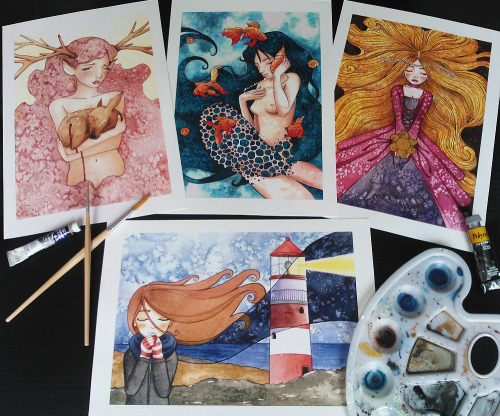 *** Little GiveAway ***I just wanted to start a little giveaway before putting my A4 prints on Etsy.