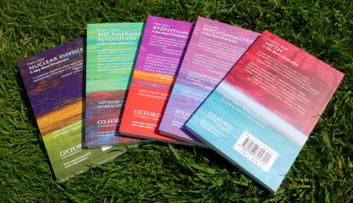 oupacademic:On the Shelves in Oxford, or rather On the Grass in Oxfordthis week, we have five new Ve