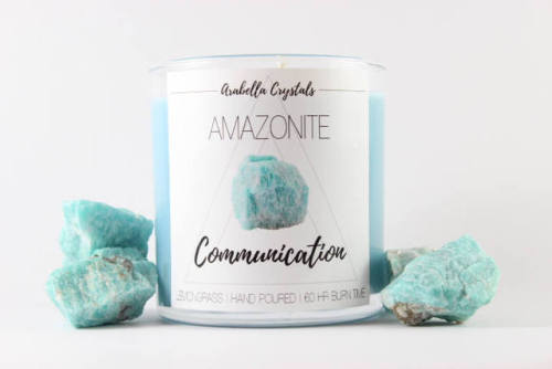 sosuperawesome:  Crystal Candles, by Arabella Crystals on Etsy  See our ‘candles’ tag 
