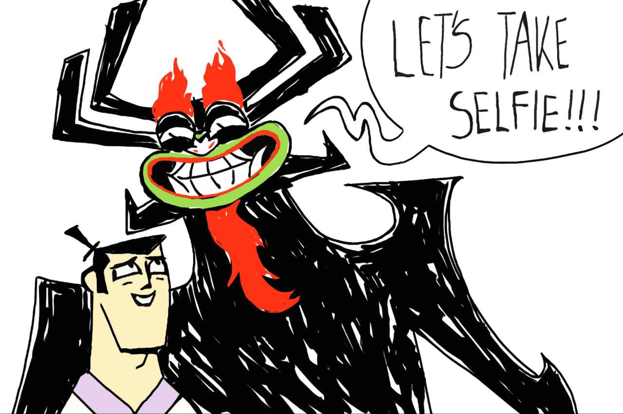 belphagor7:  Samurai Jack and Aku   fan art by : belphagor7   I’m so excited about