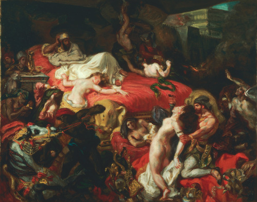 via-appia - Death of Sardanapalus, 1844Eugène Delacroix...